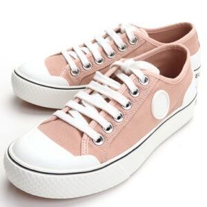 Stella McCartney size 6 pink and white low top sneaker super cute
